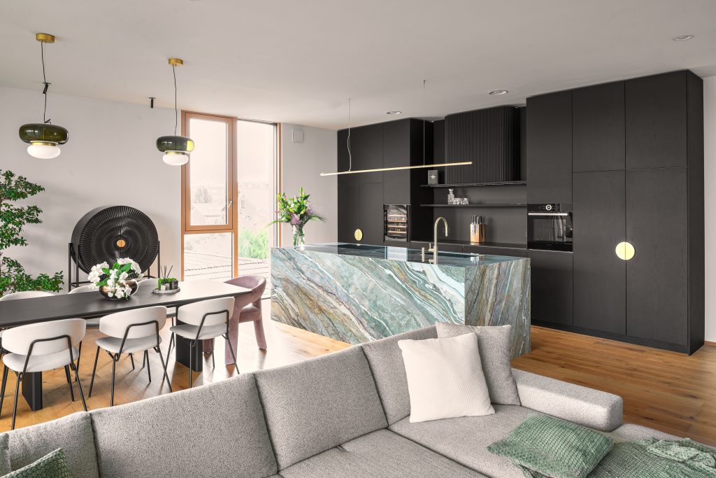 Vila Mivka dnevno-bivalni prostor